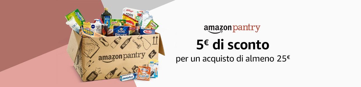 5€ di sconto Amazon Pantry